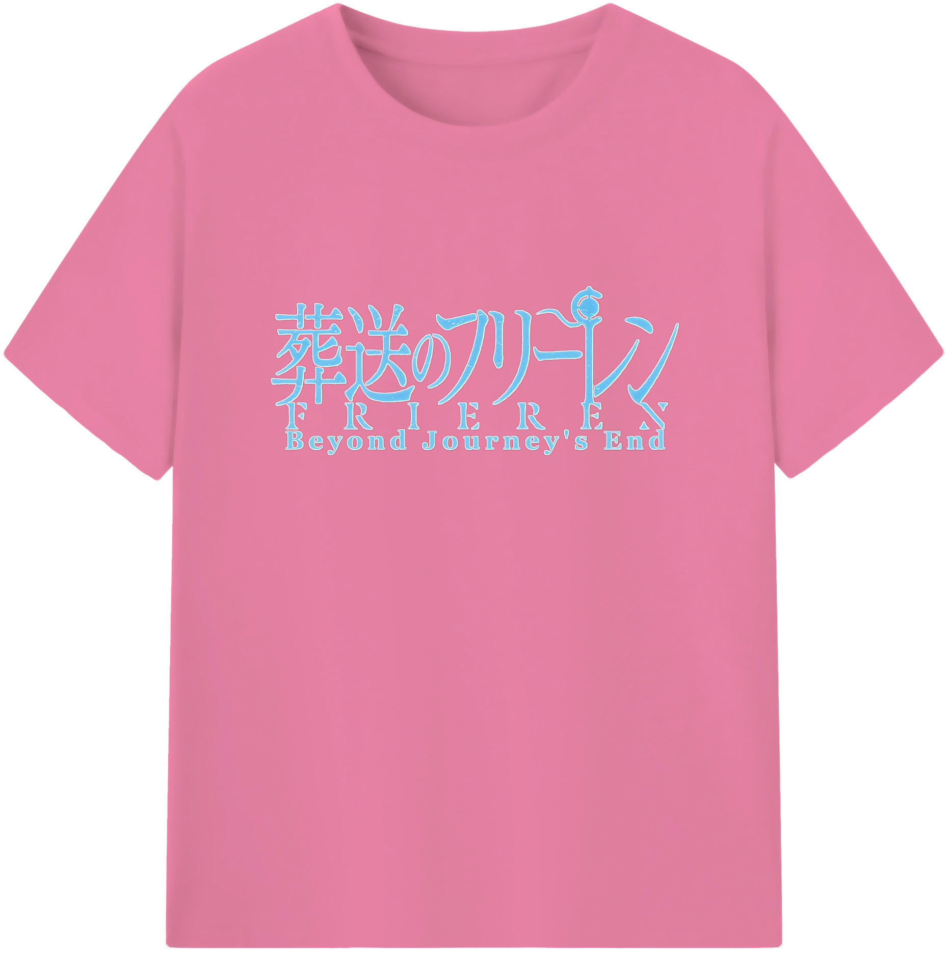 （画像用） 葬送のフリーレン Frieren 綿100％半袖Tシャツ（フロントプリント）